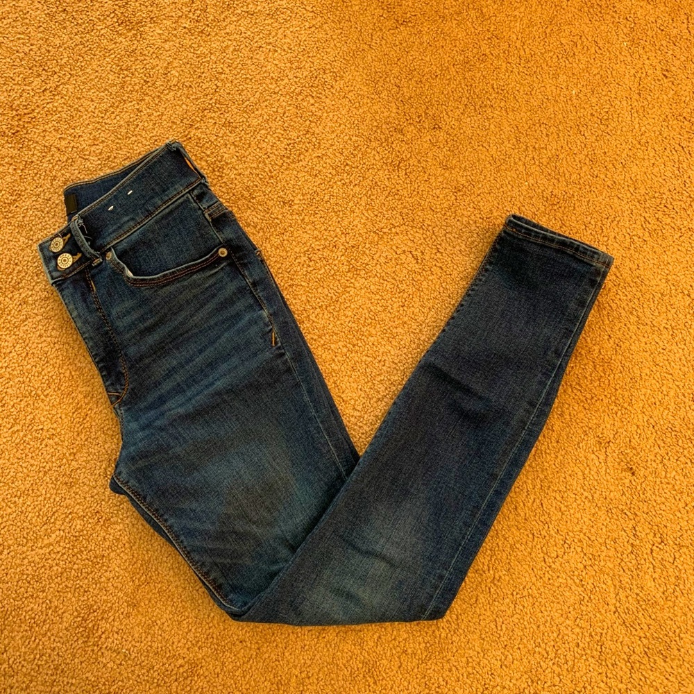 EUC Cropped High Rise Express Jean Size 2